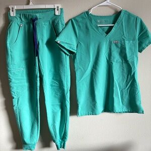 Figs Women's Surgical Green Scrub Set XXS/XXSP